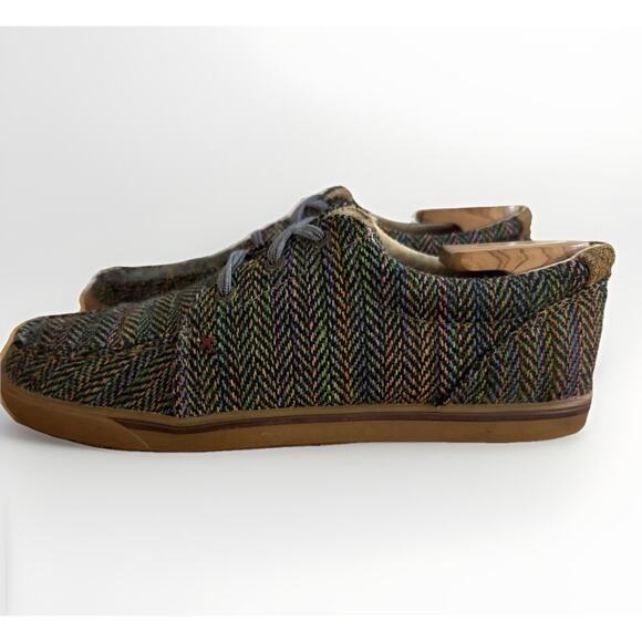 TWISTED X MEN'S GRAPHIC PATTERN CANVAS CASUAL SHOES Multicolor 10M - Picture 1 of 7